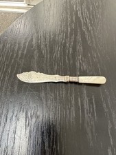 Antique Mother Of Pearl Fish Filleting  