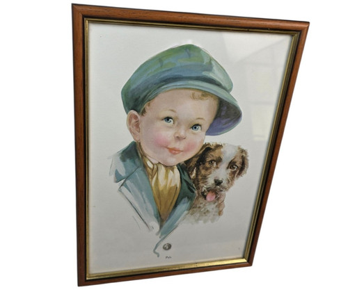 Vintage framed art print - vintage,