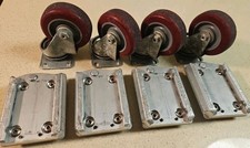 4 Colson 3-1/2" Wheel Top