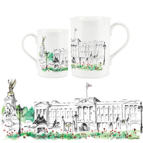 Buckingham palace mug london - buckingham,
