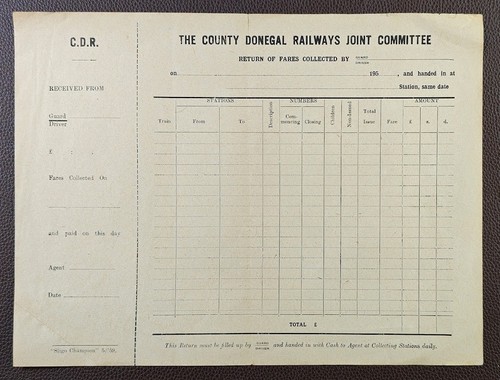 1950s county donegal railways - donegal,