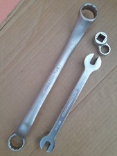 BRITOOL EBC 600 CROWS FOOT +1/2 W x 9/16 W RING SPANNER +  221 PIPE SPANNER