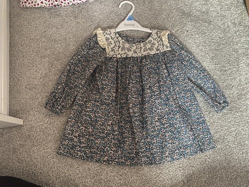 Dollywears navy floral - navy, dress