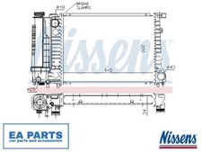 Radiator, engine cooling for