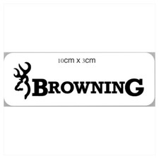 Browning Sticker 10cm X 3cm x