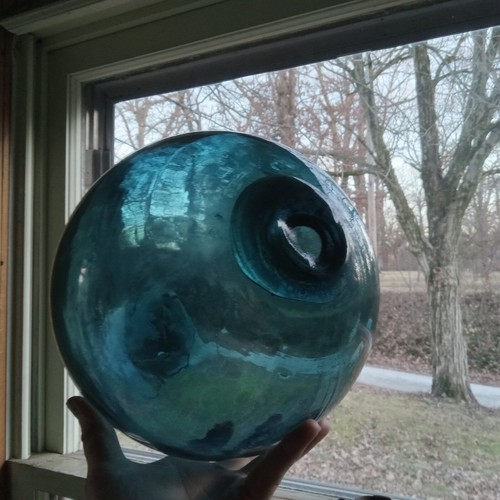 Beautiful deep teal blue huge - blue,
