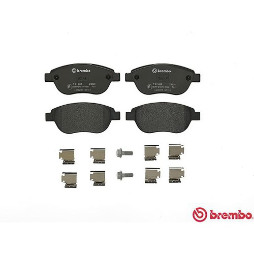 Front brake pads brembo p61068 - brake,