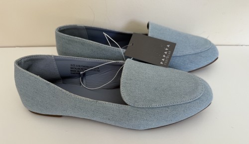Papaya light blue slip flat - blue, on