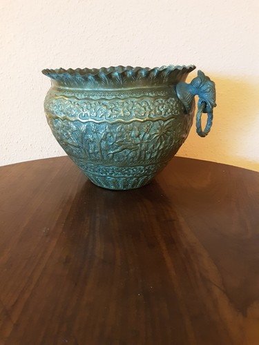 19th cent indian brass - indian, highly