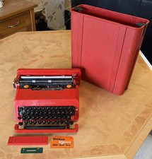 Vintage OLIVETTI VALENTINE Red