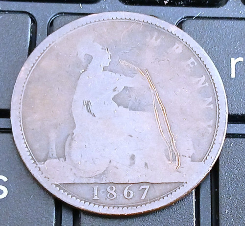 1867 victoria one - 1867, penny