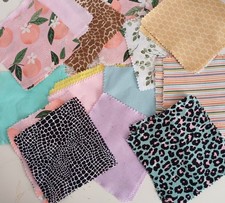  Scraps fabric Pack remnants