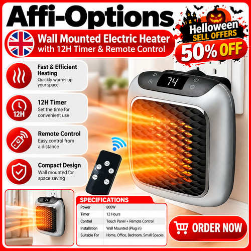 Portable 800w plug ceramic - plug, in