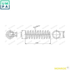 SUSPENSION SPRING SP3758 FOR