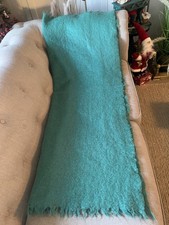 Vintage Green Mohair Tasselled