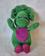 Barney The Dinosaur Baby Bop Green Soft Toy Plush Bean Vintage