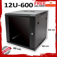 19" Black Data Network Cabinet
