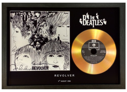 The beatles revolver signed - the,