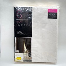 NEW FAUX SILK FULLY LINED