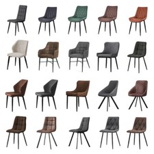 Set faux leather - of, leather/suede