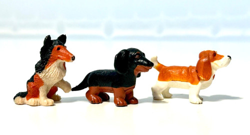 Puppy dog figures dachshund - 3,