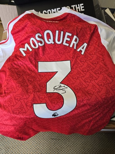 Arsenal home top signed - arsenal,