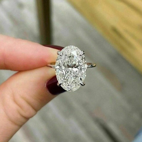 5ct oval cut lab - 5ct,