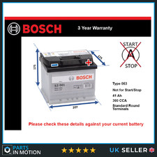 Battery fits FORD TRANSIT