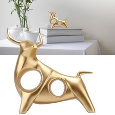 FengShui Bull Statue Golden