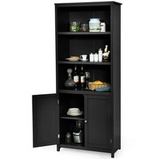 Costway Wooden Tall Bookcase