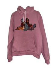 Disney Lady And The TrampJumper Women’s Small Pink With Embroidery Logos