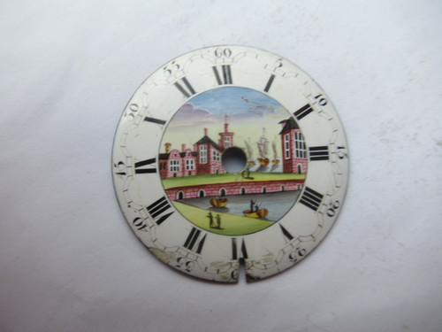 Polchrome enamel dial with - enamel,