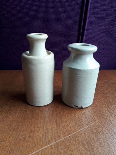 Two antique glazed - two,