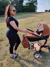 Mima Xari Modern Stroller Brown