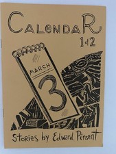 Calendar 1 of 2 (1989) Edward Pinsent UK Small Press Comic Fast Fiction Rare