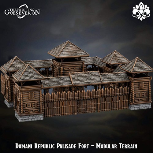 Palisade fort - palisade,