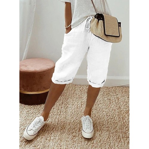 Ladies bermuda shorts solid - bermuda,