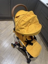 Unilove S Light Premium Lightweight Travel Yellow Stroller Pushchair Buggy