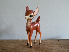 Vintage Celluloid Plastic Bambi Deer Hong Kong Christmas Collectible Retro Vgc