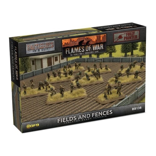 Fields fences painted 15mm - fields, &