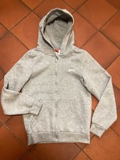 Slazenger Grey Zipped Fleece Hoodie, Jacket, Age 11-12yrs
