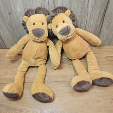 2 X M&S Lion Soft Toy Plush Comforter Safari 08466389 Marks And Spencer Bundle