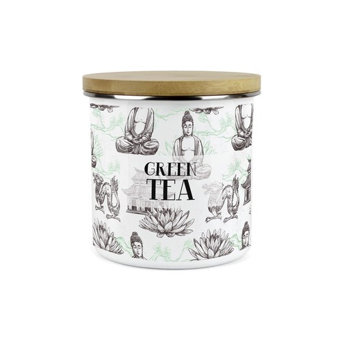 Green tea storage canister - storage,