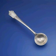 Solid Silver Salt Spoon by