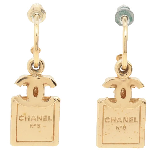 Chanel goldtone drop - no.,