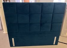 Somnus Roma Deep Headboard, Super King, Seven Teal (HB213SK) RRP £1299