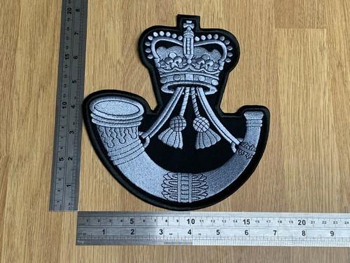The rifles embroidered sew - the,