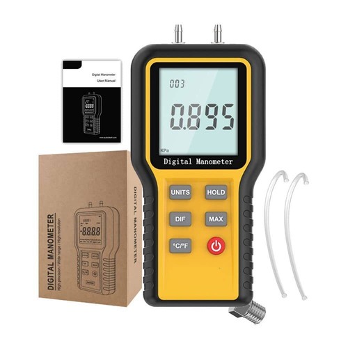 Digital manometer hvac gas - digital,