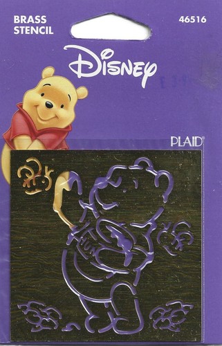 Disney brass embossing stencil - brass,