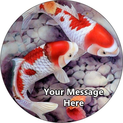 Koi carp fish personalised - koi,